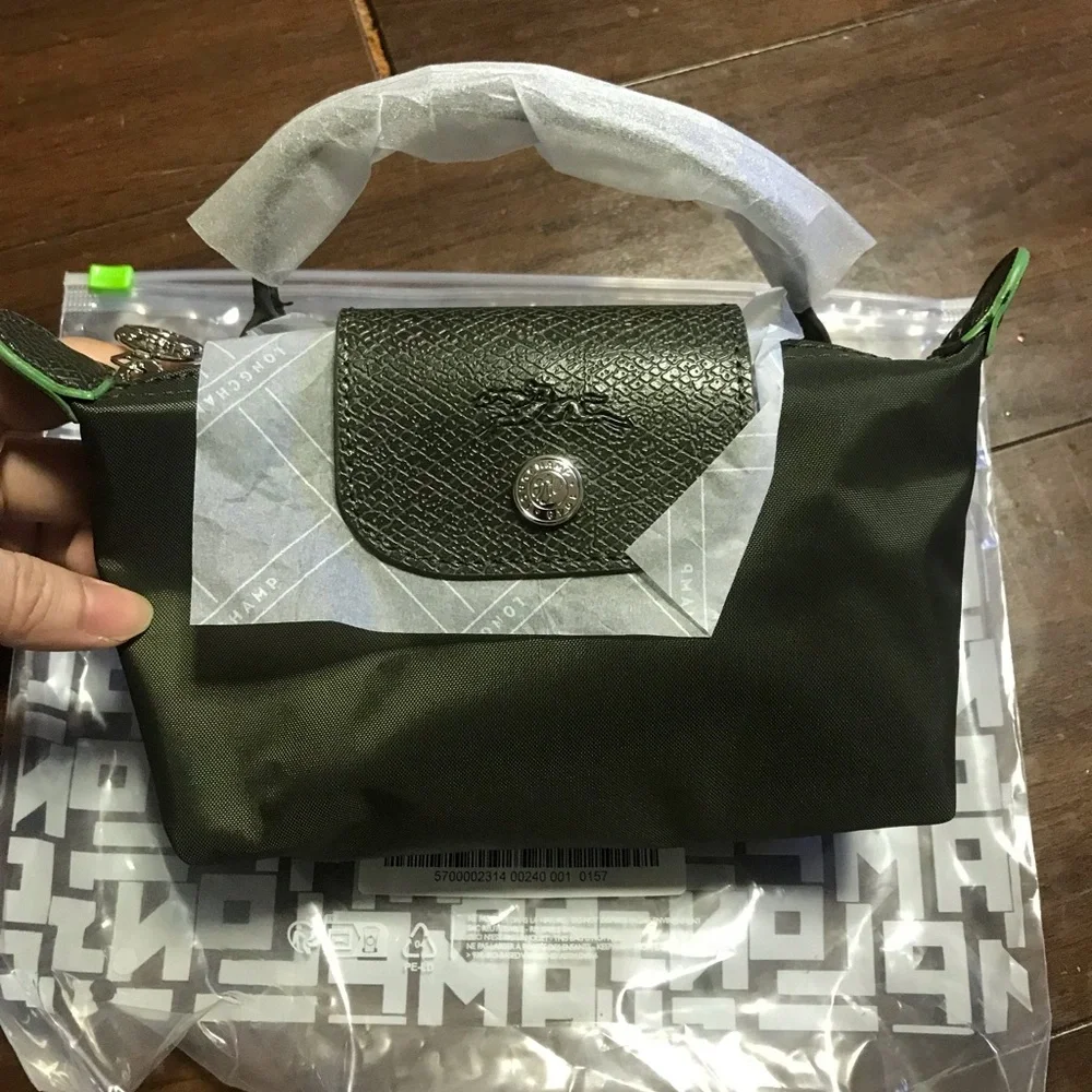 Longchamp Loden Small Top-Handle Cosmetic Pouch